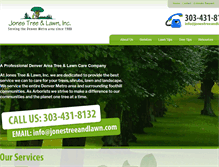 Tablet Screenshot of jonestreeandlawn.com